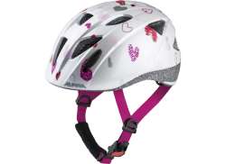 Alpina Ximo Dětsk&eacute; Cyklistick&aacute; Helma White Hearts - 45-49cm