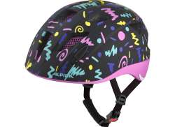 Alpina Ximo Flash Bambini Casco Da Ciclismo Nero Confetti - 47-51 cm