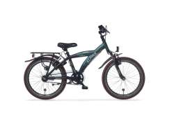 Alpina Yabber Boys Bicycle 22 Brake Hub - Matt Black/Green
