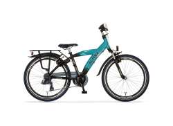 Alpina Yabber Велосипед Для Мальчиков 24&quot; V-Тормоз - Матовый Тихоокеанский Bl/Черный