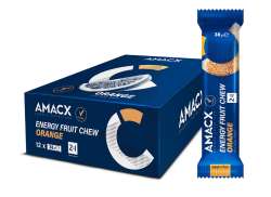 Amacx 에너지 프룻 바 38g - 오렌지 (12)