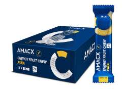 Amacx 에너지 프룻 바 38g - Pi&ntilde;a (12)