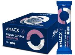 Amacx エネルギー Oat バー 50g - 甘い Figs (12)