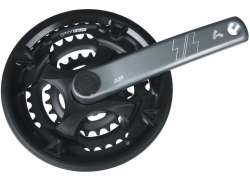 Amar AL1X Juego De Bielas 24/34/42T 170mm - Negro/Gris