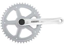 Amar Crankset 4-Edge 170mm Alu 46T Ring From Steel Silver