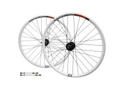 Ambrosio Duetto Wheel Set 26 SH 11S Disc 6-Hole - White
