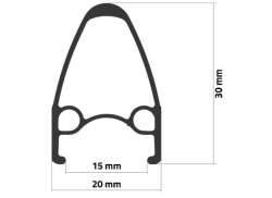 Ambrosio Обод FCS-30 28 Дюйм 32 Отверстие - Черный