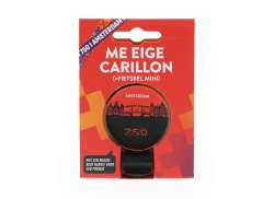 Amsterdam 750 Silhouet Mokum Bicycle Bell - Black