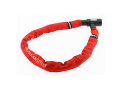 Amsterdam Blijf De Me Aço Ros Bloqueio De Corrente 110cm - Vermelho