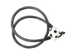 安全 Plus K66 钢缆锁 100 厘米 长 - 煤灰色