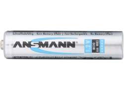 Ansmann AAA Batteri Penlite 800mAh 1.2V - S&oslash;lv (4)