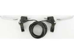 Ansmann Brake Lever Set Incl. Automatic Switch - Black