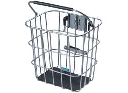 Around ACE-Korb XL Panier À Vélo Aluminium - Argent