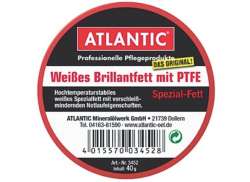 Atlantic Brillantvet ホワイト 缶 40g