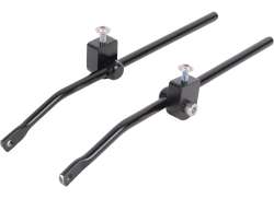 Atran Bevestiging Stang 150mm tbv. Bagagedrager - Mat Zwart