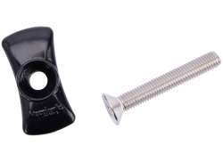 Atran Pata De Cabra Placa De Montaje + Perno Aluminio - Negro