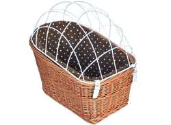 Aum&#252;ller HA51 Dog Basket For Rear Rattan - Brown