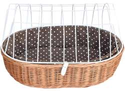 Aum&#252;ller HA51 Hundekorb F&#252;r Hinten XL Rattan - Braun