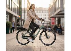 Avalon E-City E-Bike Mulheres 28" 54cm 7S - Emerald Verde