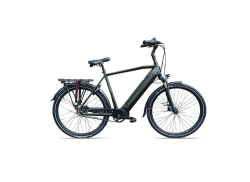 Avalon E-Pro Premium E-Bike Homens 28&quot; 58cm 8S - Verde Escuro/Preto