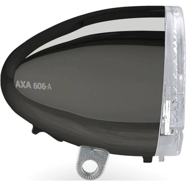 Axa 606 Phare Avant LED Dynamo Moyeu - Foncé Chrome
