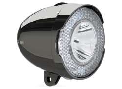Axa 706 Headlight LED Batteries - Dark Chrome