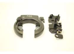 Axa 保护器 框架锁 + 电池 锁 E-自行车 Bosch - 黑色