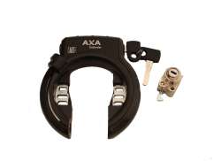 Axa 保护器 框架锁 + 电池 锁 E-自行车 E-运动 - 黑色