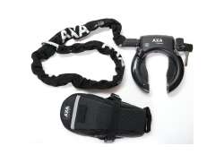 Axa 保护器 套装 框架锁/插入式链条/包 - 黑色
