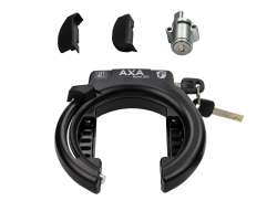 Axa Block XXL 框架锁 + 电池 锁 Bosch Powertube - 黑色
