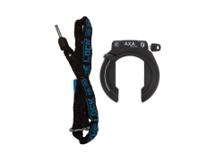 Axa Block XXL Raml&aring;s/Plugginkedja 120cm - Svart