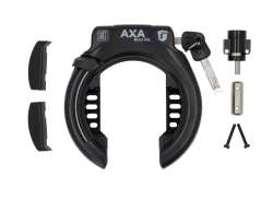 AXA Block XXL Stell&aring;s + Bosch BES3 Batteril&aring;s - Sort