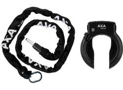 Axa Defender Antifurd Cadru Incl. RLC Lanț Cu Fișă De Contact 140cm - Negru