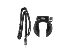 Axa Defender Runkolukko Sis&auml;ltyy. RLC Liitett&auml;v&auml; Ketju 140cm - Musta