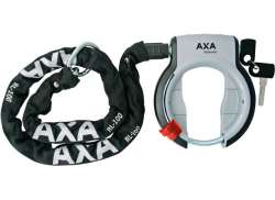 Axa Defender Sistema De Bloqueo Para Cuadro + Cadena Enchufable 100cm x Ø5.5mm