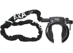 Axa 디펜더 세트 프레임 자물쇠/플러그인 체인/가방 - 블랙