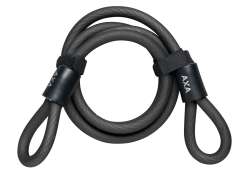 Axa Double Loop Bloqueio De Cabo 120cm 10mm - Preto