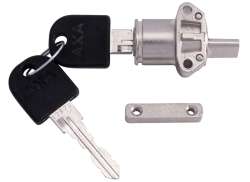 Axa E-Bike Battery Lock Bosch Gen 3 - Black/Silver