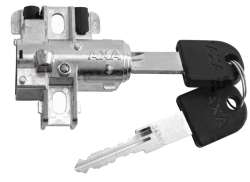 Axa E-自行车 电池 锁 Bosch Gen 2 - 黑色/银色