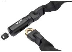 Axa Linq Řetězový Zámek 100cm 7mm Ocel - Černá