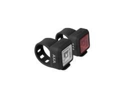 Axa Niteline 11 Lyssæt Batteri - Sort