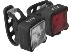 Axa Niteline 44 Juego De Iluminación Batería LED - Negro