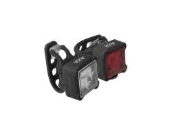 Axa Niteline 44 Light Set Battery - Black