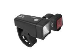 Axa Niteline T1 Conjunto De Faróis Bateria - Preto