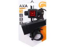 Axa Niteline T1 라이팅 세트 LED 배터리 - 블랙
