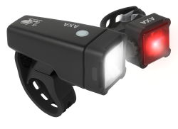 Axa Niteline T4R Lyssæt USB - Sort