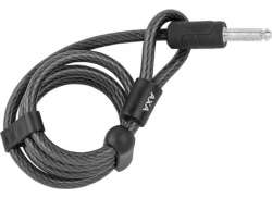 Axa Plugginkabel RLS Ø10mm 115cm - Svart