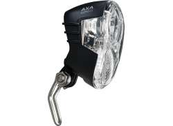 AXA Přední Světlo Echo15 Steady Autom. LED Dynamo Zapnuto/Vnější