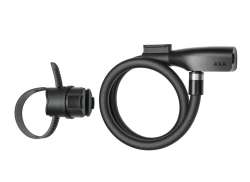 AXA Resolute Antifurto A Cavo 60cm 12mm Incl. Supporto - Nero