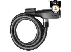 AXA Resolute Bloqueio De Cabo 150cm 10mm Incluindo. Suporte - Preto